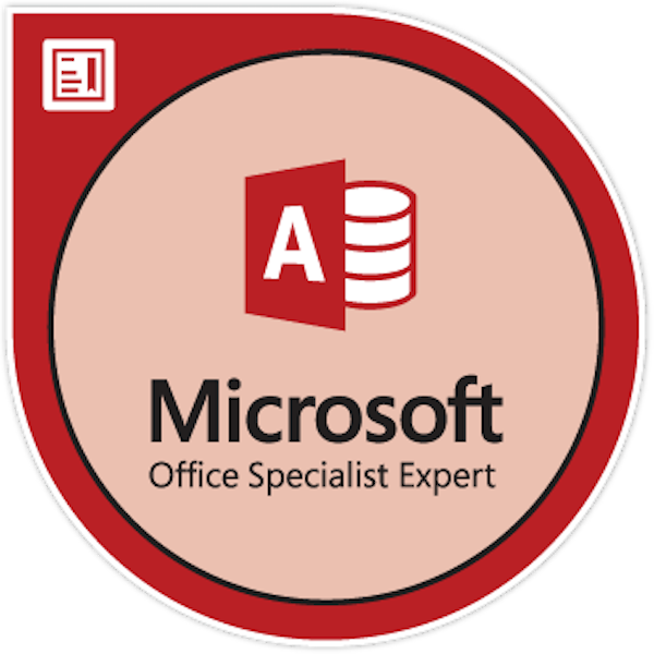 Microsoft Office Specialist - Microsoft Access Expert - Office 2019