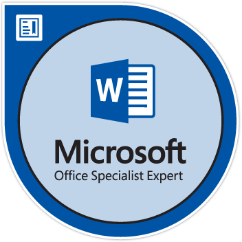 Microsoft Office Specialist - Microsoft Word Expert - Office 2019